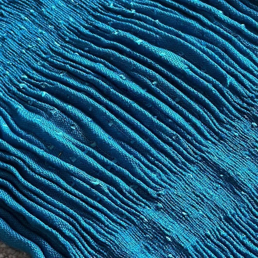 Turquoise Scarf/Wrap with Fringe!